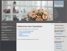 Tablet Screenshot of huwiler.ch